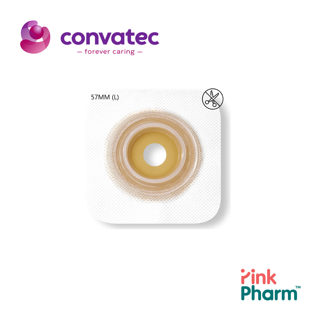 401503 SUR-FIT NATURA DRAIN 57MM แป้น / ถุงทวารเทียม ชนิดนิ่ม ปั้นทรงได้ Sur-Fit Natura Drain 10ชิ้น/กล่อง