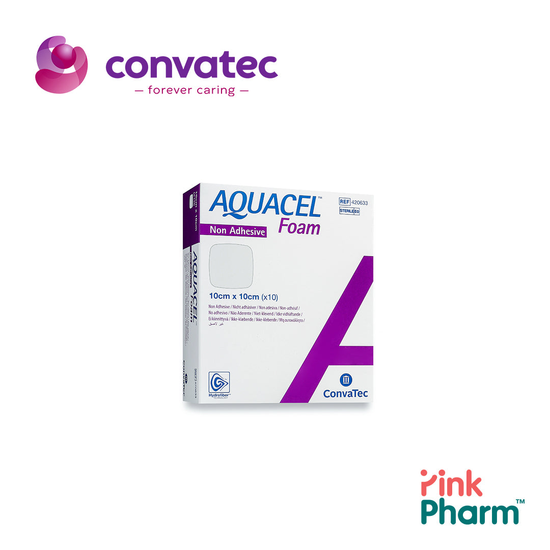 AQUACEL AG Foam N/ADH แผ่นปิดแผล อควาเซลเอจีโฟม ชนิดไม่มีกาว