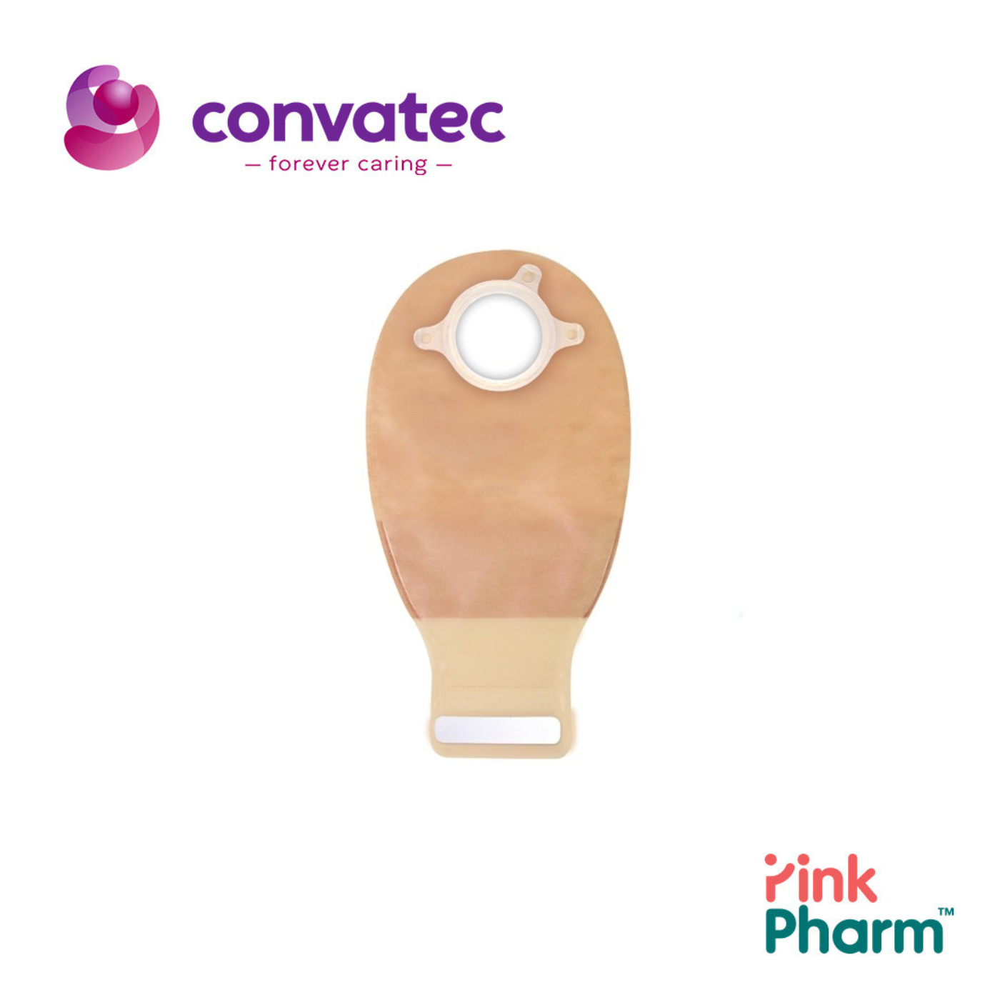 401503 Convatec Drainable Pouch OPA ชัวร์ฟิต แนทูร่า ถุงอุจจาระชนิดสองชิ้น ระบายของเสียออกได้ ขนาด57mm  (10ชิ้น/กล่อง)