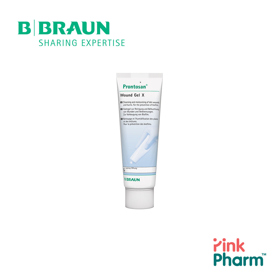 B.Braun Prontosan Gel X ขนาด 50, 250g 400531 400532 ผลิตภัณฑ์ทำความสะอาดแผลและให้ความชุ่มชื้นเพื่อป้องกันและขจัดการเกิด Biofilm