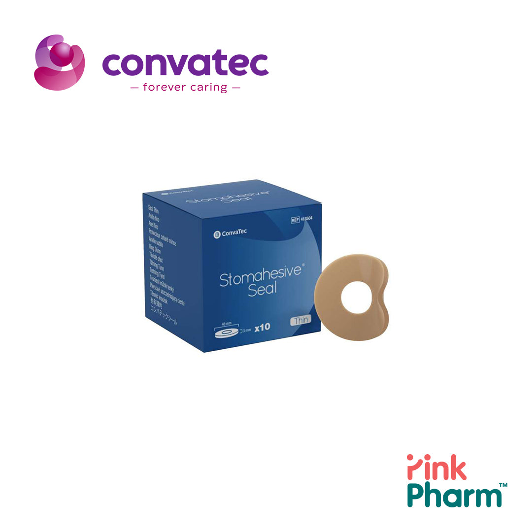 STOMAHESIVE OSTOMY SEAL THIN แผ่นสโตมาฮีซีฟซีล ขนาด 48MM จำนวน 10 ชิ้น/กล่อง