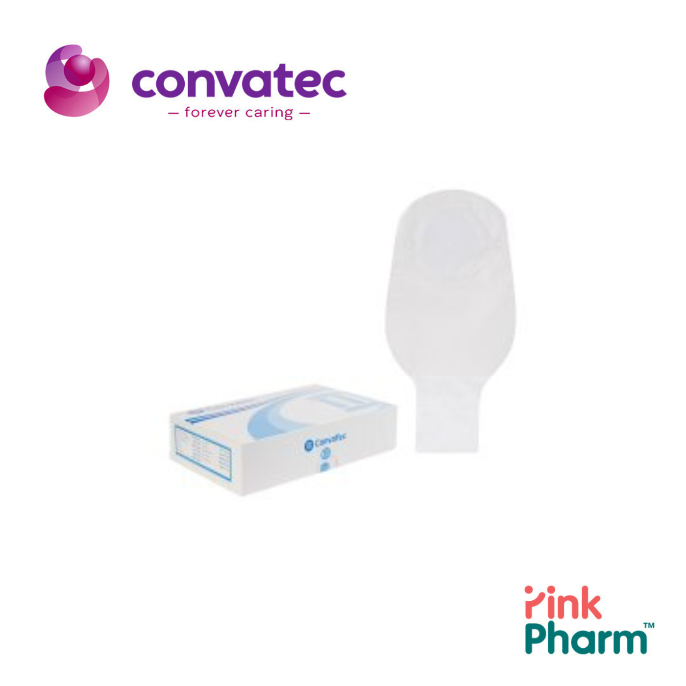 401927 Convatec Sur Fit Nat Little one's Drain pouch ลิตเติ้ลวัน ถุงอุจจาระชนิดสองชิ้นสาหรับเด็ก 32mm จำนวน 10ชิ้น/กล่อง