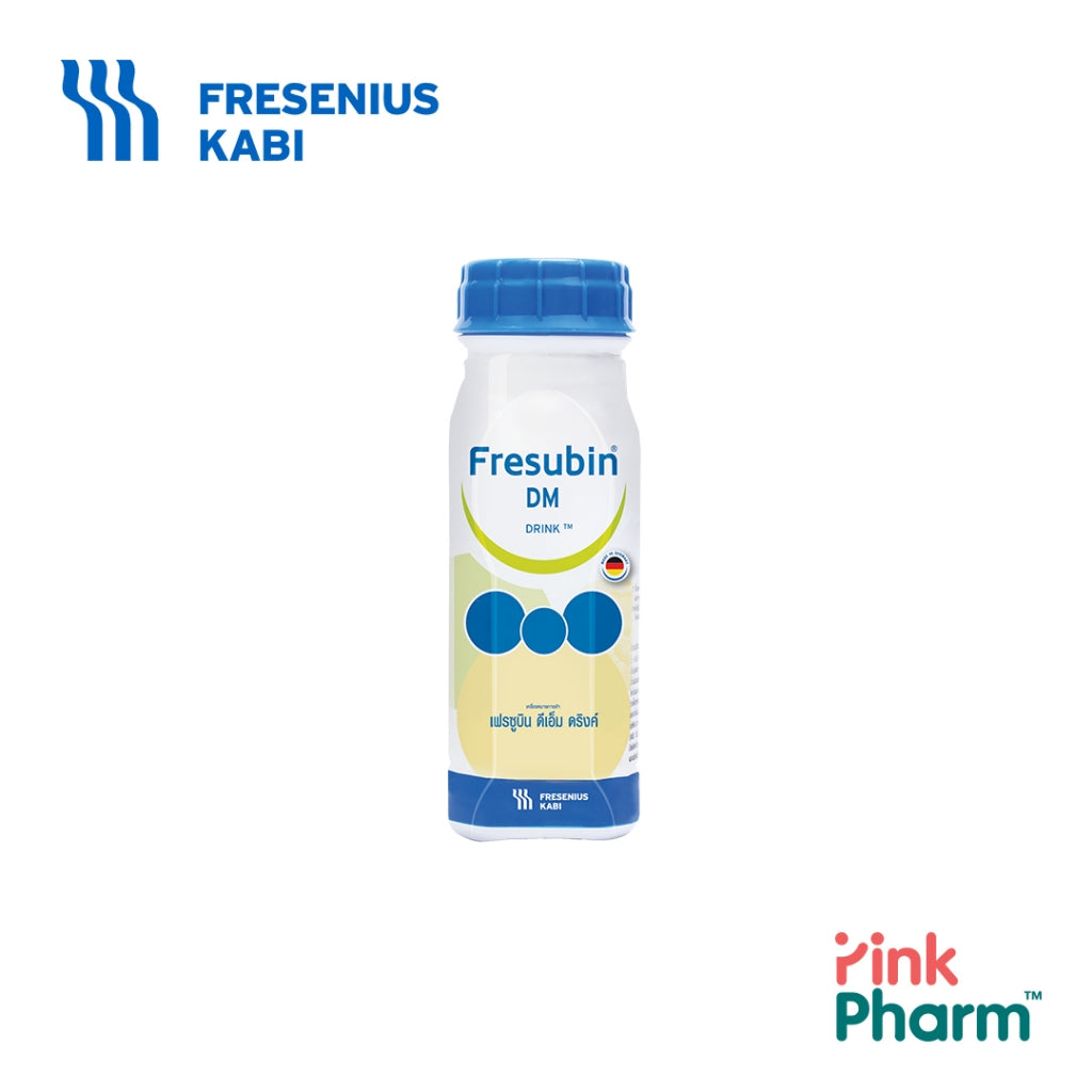 Fresubin DM 6 แพ็ค เฟรซูบิน ดีเอ็ม ดริงค์ อาหารครบถ้วนพร้อมดื่มกลิ่นวานิลลา (อาหารทางการแพทย์) 200 ml x 4 ขวด